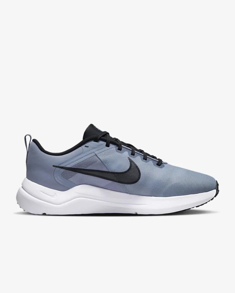 Mens Nike Black Shoes | Men'S Wide Fit Nike Dm0919-401 Downshifter 12 ...